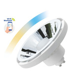 Spectrum SMART żarówka LED GU10/AR111 10W 1050lm 3000/6500K (WiFi, Bluetooth) ściemnialna biała WOJ+14512