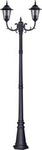 Kaja latarnia Standard 2xE27 czarna 243cm IP44 K-7064A2/2 CZARNY