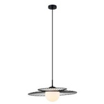 Italux lampa wisząca Sarah E27 czarna MDM-4000/1 BK