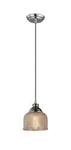 Azzardo lampa wisząca Mora 1 E27 przezroczysta AZ2109