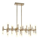 Italux żyrandol / lampa wisząca LED Giovanna 96W 5893lm 3000K brąz MX16009008-38A B