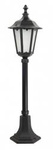 Su-ma lampa stojąca zewnętrzna Retro Midi E27 czarna/patyna 76cm IP43 K 5002/3/M