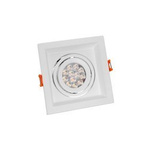 Spectrum oprawa sufitowa Mdd Mini Uno GU10 biała wpuszczana SLIP002005