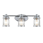 Quintiesse kinkiet łazienkowy Ashland Bay 3xE27 chrom IP44 QN-ASHLANDBAY3-PC-BATH