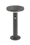 Rabalux lampa ogrodowa stojąca solarna Alaska z czujnikiem ruchu LED 10W 250lm 4000K antracytowo/biała IP44 77018