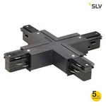 SLV łącznik typu X do szyny 3F Eutrac czarny 145690