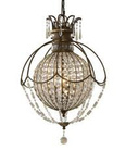 Elstead żyrandol / lampa wisząca Bellini 3xE14 brązowa FE-BELLINI3