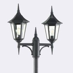 Norlys latarnia Modena E27 czarna 272cm IP54 302BL