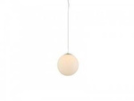 Azzardo lampa wisząca White Ball E27 biała Ø20cm AZ1325