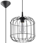 Sollux lampa wisząca Celta E27 czarna SL.0296