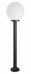 Su-ma lampa stojąca zewnętrzna Kule E27 czarna 130cm IP43 K 5002/2/K 300