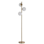 Light Prestige lampa podłogowa Dorado 3xE14 biało/złota LP-002/3F