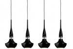 Azzardo lampa wisząca Tasos 4xE14 czarna AZ0885