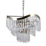 Italux żyrandol / lampa wisząca Sabriga 8xE14 antyczny brąz PND-44544-8