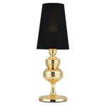 Step Into Design lampka biurkowa Queen E27 czarno/złota MT-8046-18 black gold
