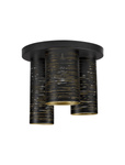 Luces Exclusivas lampa sufitowa LED Barra Ø 30 cm E14 3x5W IP20 czarno/złota LE43435
