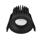 Luces Exclusivas łazienkowe oczko stropowe LED Tercero 9W 530lm 3000K czarne Ø6,2cm IP42 LE61324