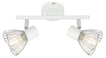Candellux kinkiet (reflektorki) Fly 2xE14 biały/chrom 92-61966