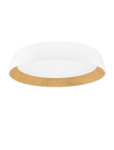 Luces Exclusivas lampa sufitowa LED Caracollo ściemnialna Ø 60 cm 50W 4201lm 3000K IP20 biało/drewniana LE44812