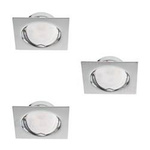 Kanlux oczko stropowe (zestaw) Tribis II L C 3xGU10 chrom 23844