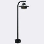 Norlys lampa stojąca zewnętrzna Oslo E27 118cm czarna IP55 245BL