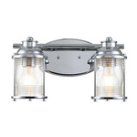 Quintiesse kinkiet łazienkowy Ashland Bay 2xE27 chrom IP44 QN-ASHLANDBAY2-PC-BATH