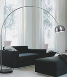 Lumina Deco lampa podłogowa Azurro E27 chrom do 190cm LDF 5508-C (CHR)