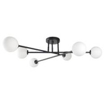 Light Prestige plafon Dorado 6xG9 czarno/biały LP-002/6C BK
