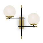 Maytoni kinkiet Nostalgia 2xE14 czarno/złoty MOD048WL-02G