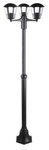 Rabalux lampa stojąca zewnętrzna Marseille 3xE27 czarna 181cm IP44 8569