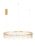 Luces Exclusivas lampa wisząca LED Huaraz ściemnialna Ø 100 cm 36W 3115lm 3000K IP20 złota LE44457