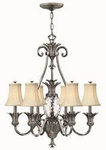 Elstead żyrandol / lampa wisząca Plantation 7xE14 nikiel HK-PLANT7-PL