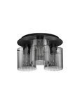 Luces Exclusivas lampa sufitowa LED Oran E27 3x12W IP20 czarna LE44246