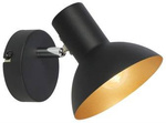 Candellux kinkiet (reflektorek) Diso E27 czarno/złoty 91-63410