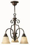Elstead żyrandol / lampa wisząca Cello 3xE27 brązowa HK-CELLO3