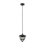 Nowodvorski lampa wisząca zewnętrzna Amelia E27 1x10W czarna 10496