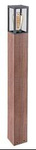 Rabalux lampa ogrodowa stojąca wysoka Wales E27 drewniana IP44 7197