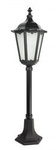 Su-ma lampa stojąca zewnętrzna Retro Classic E27 czarna/patyna 84cm IP43 K 5002/3