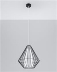 Sollux lampa wisząca Demi E27 czarna SL.0298