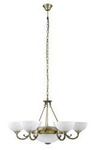 Rabalux żyrandol / lampa wisząca Marlene 2xE27 + 6xE14 brązowo/biała 8546