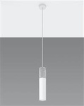 Sollux lampa wisząca Borgio 1 GU10 biało/betonowa SL.0647