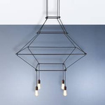 Imperium Light żyrandol / lampa wisząca Peking 4xE27 czarna 1134100.05.05