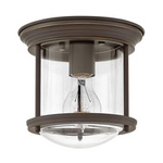 Quintiesse plafon łazienkowy Hadrian E27 brązowy IP44 QN-HADRIAN-MINI-F-OZ-CLEAR