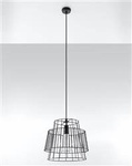 Sollux lampa wisząca Gate E27 czarna SL.0663