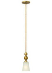 Elstead lampa wisząca Zelda E27 mosiężna HK-ZELDA-P-A-VS