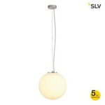 SLV lampa wisząca Rotoball 40 E27 biało/szara 165410