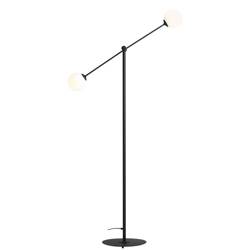 Aldex lampa podłogowa Ohio 2xE14 czarna 191cm 1081A1