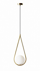 Auhilon lampa wisząca Milano E27 biało/złota P1965-20