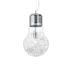 Ideal Lux lampa wisząca Luce max E27 aluminiowa 033662