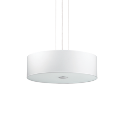 Ideal Lux lampa wisząca Woody 4xE27 biała 122236